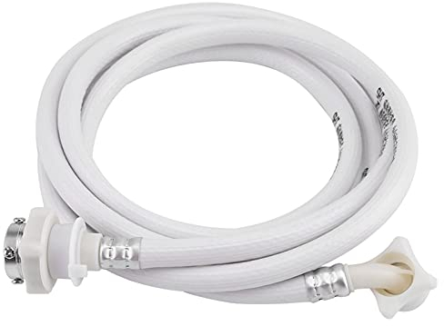 Zerodis Washer Pipe for Washing Machine Flexible Water Inlet Hose White Universal Washer Pipe Tube Connector White Color Long Length Washer Parts Accessories(3 m)