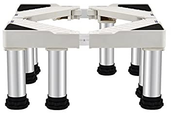 Base de Lavadora Base de Soporte de Nevera a Prueba de Humedad Longitud Ajustable 50-75 cm Pedestales y Marcos de Lavadora 10/15/20/25 cm Elevación Lavavajillas Stent Anti Vibración (15 cm 8 Pata