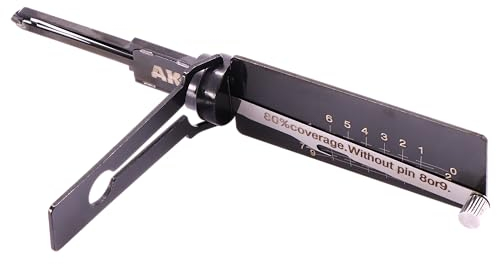 Schlosser-Werkzeug für Yale-Schlösser, 2-in-1 Dietrich und Decoder, britisches Tür-Lockpicking-Set (YALE-6-B)