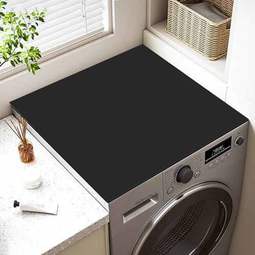 Vegena Tapis de Protection pour Machine à Laver - Housse Universelle Antidérapante Absorbante et Séchage Rapide, Couvre-Lave-Linge, Tapis de Lavage 60 x 60 cm