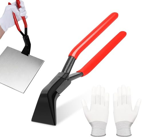 Juego de Doblar Chapa 45°, Alicate Doblar Chapa ancho de la boca 60 mm, longitud aprox 280 mm, Alicates Plegables de Pieza, Alicates Plegables