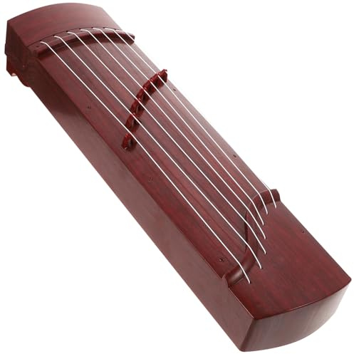 WOONEKY Mini Guzheng Professionale in Legno per Principianti Strumento Musicale Cinese a Corda per Studenti Gioco Educativo e Decorativo per Suono Stabile e Durevole Colore Marrone