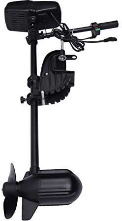 KKVUIIFF Motore elettrico fuoribordo, 1400 W, 48 V, motore elettrico fuoribordo, per barche con lunghezza da 4 a 7 m