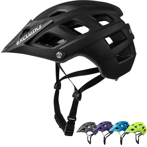Exclusky Bike Helmet Adults Lightweight Bicycle Helmet Mountain Bike Helmet for Men Women