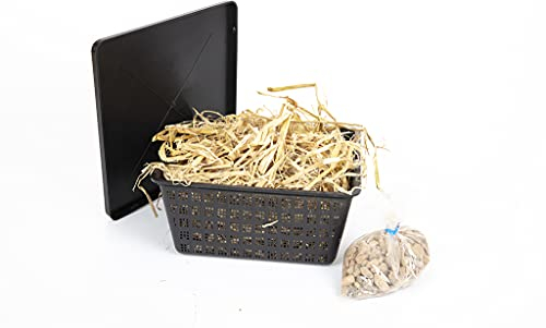 Lincolnshire Pond Plants Ltd - Reusable Blanket weed treatment for ponds - Barley straw with no mess and weighted - 4500 litres