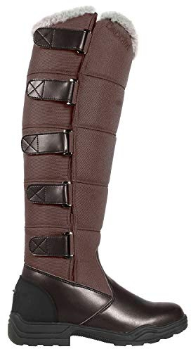 Brogini Mens Kendal Insulated Winter Riding Boots Wellingtons Brown 8 UK