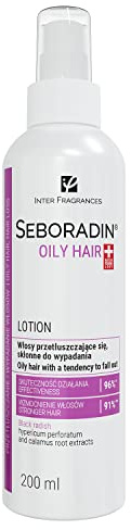 Seboradin Lotion Cheveux Gras, Chute de Cheveux, Antibactérien, 200 ml