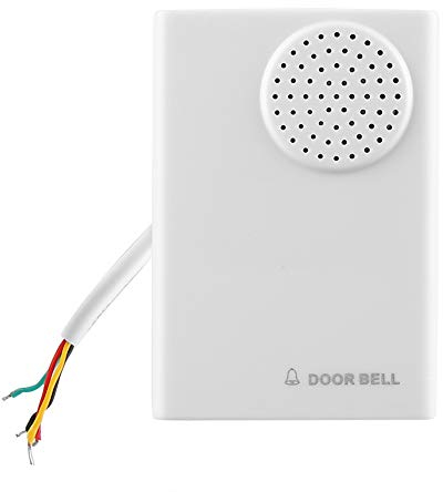 Campanello per campanello cablato, alimentatore 12V con suonerie chiare Comodo controllo degli accessi, uffici in materiale ABS Casa per sistemi di controllo accessi Ville