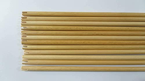 UUPA 12Pcs 33.5 Wood arrows shaft for home game arrow with Nocks wooden arrow for archery arrow Hunting Target Practice