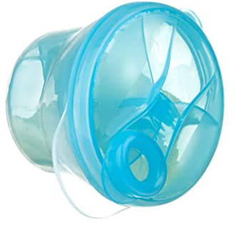 Blue Multi-Function Plastic 3 Slots Milk Powder Cup Small Layered Milk Box Milk Powder Dispensers