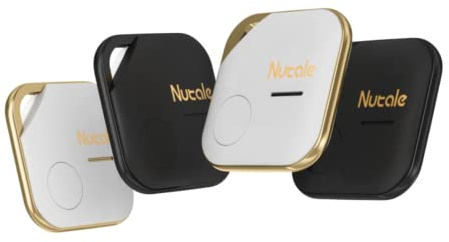 Nutale Pro Trova Oggetti - 4PCS Key Finder Localizzatore di oggetti Bluetooth Tracker con portachiavi per Chiave, portafoglio Chiave casa o Chiave macchina