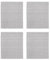 Lot de 4 treillis en acier inoxydable, plaques de clôture métallique, protection contre les rats, moustiquaires, grille de ventilation, convient pour le jardin, la cuisine (30 x 21 cm)