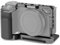 NEEWER ZV-E10 Cage Kamera Käfig mit Silikongriff, 1/4 Gewinde, 3/8 ARRI Positionierungslöcher Arca Typ QR Basis, Metall Video Rig, kompatibel mit SmallRig Griffen DJI RS Gimbal Sony ZV-E10, CA003S
