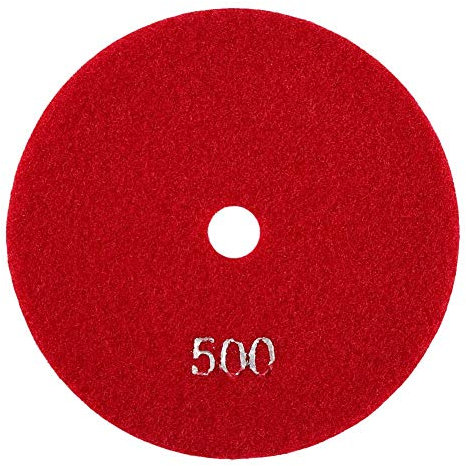 BomDog Mola per Lucidatura, Tamponi per Lucidatura Diamantati a Umido da 5 Pollici e Dischi Abrasivi per la Lucidatura Di Marmo, Pietra, Cemento, Granito/a/500