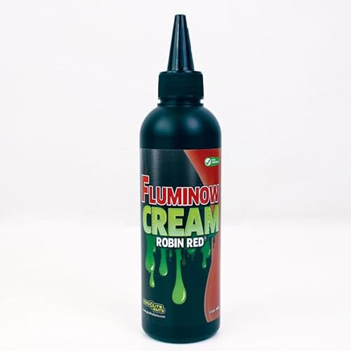 Pro Elite Baits Fluminow Cream | Liquid Carp Food | Liquido atrayente para Pesca de Peces Grandes | (Robin Red®)