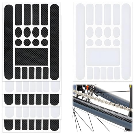 6 Stück Rahmenschutzfolie Fahrrad,Fahrrad Schutzfolie,Lackschutzfolie Fahrrad,Schutzfolie Fahrradrahmen,Fahrrad Rahmenschutzfolie,Rahmenschutzfolie,Carbonfaser Rahmenschutzfolie Fahrrad Sticker