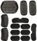 Aoutacc Universal-Airsoft-Helm-Pads, 13-teiliges Set Helm-Ersatz-EPP-Schaumstoff-Kits, Zubehörmatten für Fast/Mich/ACH/USMC/PASGT Helm