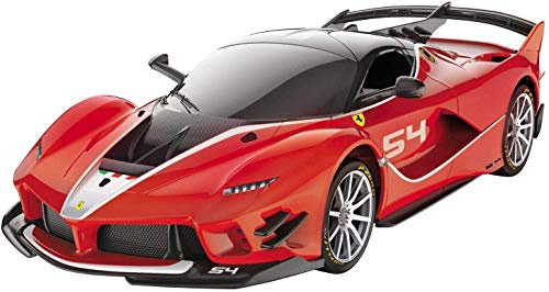 MONDO Motors 63605 - Coche teledirigido Ferrari R/C - Modelo FXX K EVO a Escala 1/24 - Coche de Juegos para niños - Rojo