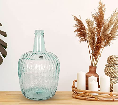 Garrafa Damajuana Vidrio Rayada 8L