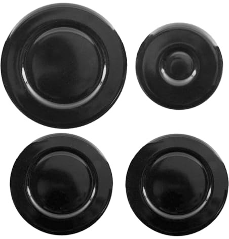Aspares 4 Set of Cooker Oven Gas Hob Rapid Burner Flame Caps Crown Ring Tops Covers