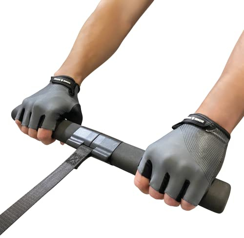 Guanti da canottaggio senza dita per uomini e donne, guanti fitness multi-sport per canottaggio, ciclismo, sollevamento pesi, XS (adatti per 16,5 - 17,8 cm)