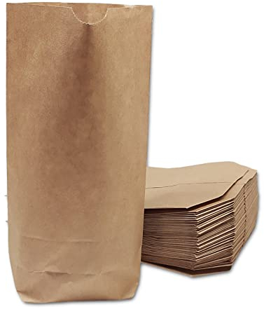 verpacking Kraftpapiertüten 14 x 22 cm Braun mit Kreuzboden 5,5 cm lebensmittelunbedenklich Papiertüten Tüten Kreuzbodenbeutel (100 Stück)