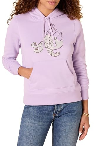Amazon Essentials Disney | Marvel | Star Wars | Princess Sudaderas de Forro Polar con Capucha (Disponible en Tallas Grandes) Mujer, Disney Ursula, M