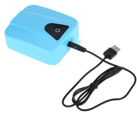 Hemobllo Solarbetriebene Aquarium Luftpumpe Sauerstoffpumpe Für Aquarien Mit Usb-ladekopf Für Kleine Bis Mittelgroße Aquarien Geeignet Für Angeln Draußen