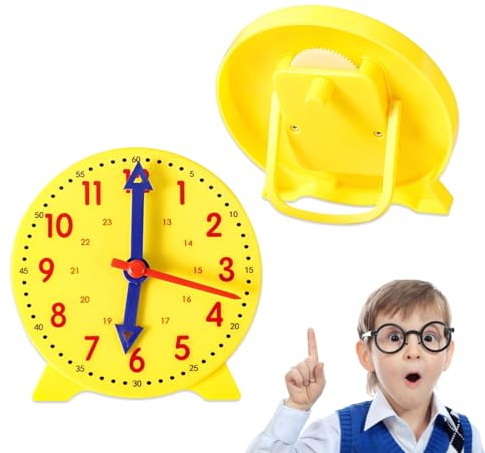 YUVKIN Lernuhr Kind Wochenplaner Lernspielzeug Zeitunterrichts Schulbedarf Erklärt Datum Für Kinder Ab 5 Jahren