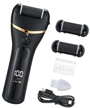 Rechargeable Foot Grinder Portable Pedicure Tool Multiple Speeds Effective Hard Skin Remover Suitable for Home Use Electric Callus Remover with Digital Display