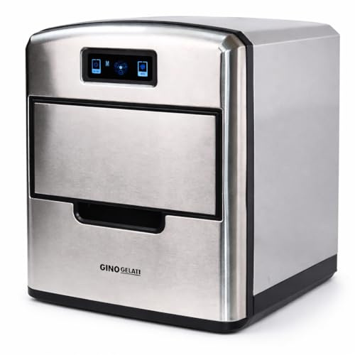 Syntrox Germany GG-175W de Luxe Digitaler Edelstahl Eiswürfelbereiter Eiswürfelmaschine Icemaker