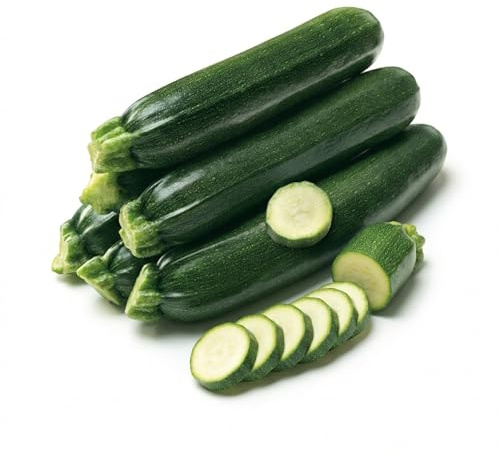 Set 3 | Semi di Zucchino da Orto 6g | Varietà Ibrida ad Alta Produzione | Semi di Zucchine per Orto, Vaso e Serra | Alta Germinazione, Raccolto Abbondante