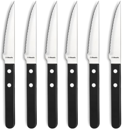 Amefa - 323146 - Lot DE 6 Couteaux Pizza Noir
