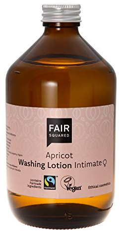 FAIR SQUARED Intimate Washing Lotion 500 ml Waschlotion - Vegane Naturkosmetik in der Zero Waste Mehrweg-Glasflasche