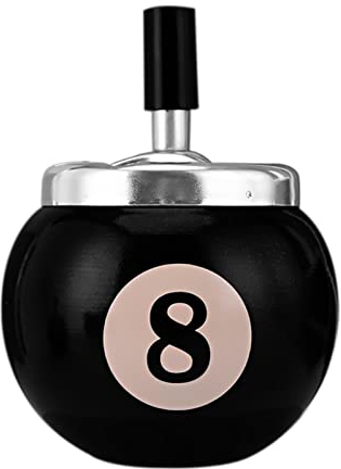 LdawyDE Posacenere da Esterno, Ø12CM Acciaio inossidabile chiuso Posacenere a vento per esterni con coperchio