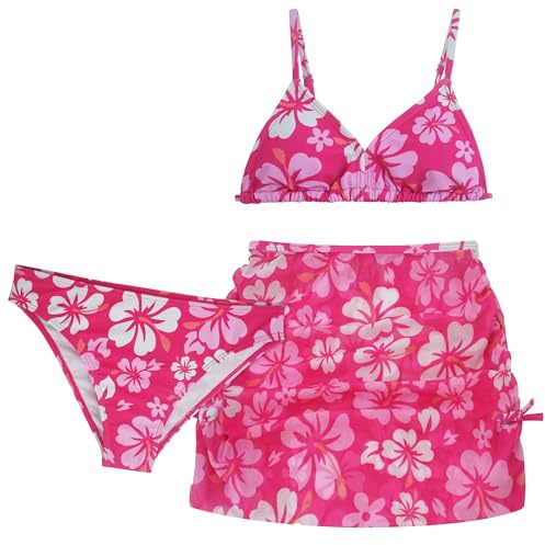 Happy Cherry Filles Maillots de Bain Plage Bikini 4 Pièces Piscine Ensemble de Bikini Plage Natation Vêtement de Bain Vacance Été Bikini 150
