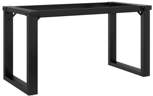 vidaXL Patas de Mesa de Centro Estructura O Acero 90x30x43 cm, Pata de Mesa Auxiliar, Pata de mesita Auxiliar, Pata de Mesa de Metal