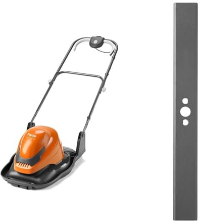 Flymo SimpliGlide 360 Hover Lawn Mower - 1800W Motor, 36cm Cutting Width, Folds Flat & FLY096 Metal Blade 36cm for SimpliGlide 360, EasiGlide 360/360V, EasiGlide Plus 360V - 529370890, Metalic