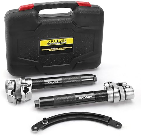 ARUCMIN Coil Spring Compressor Tool,Heavy Duty Macpherson Strut Spring Compressor Set with Safety Bracket,2645 lb Capacity for Car Truck