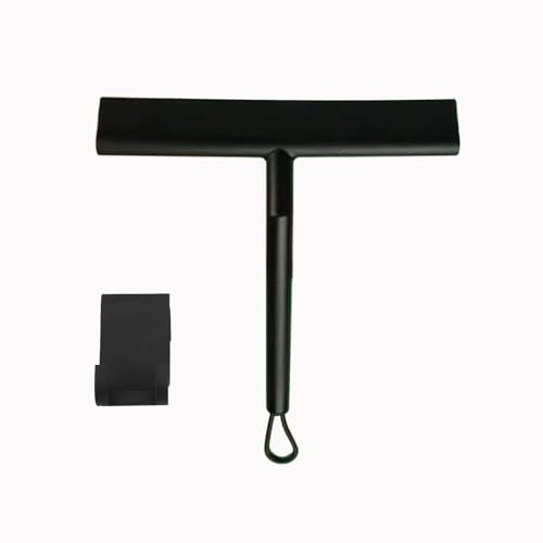 Twiller Duschabzieher, Abzieher Dusche mit Halterung ohne Bohren, Duschabzieher Silikon mit Edelstahl Kern Dusche Abzieher für Dusche,Badezimmer,Spiegel,Glas-Reinigung,Fliesen, Shower Squeegee 21 cm