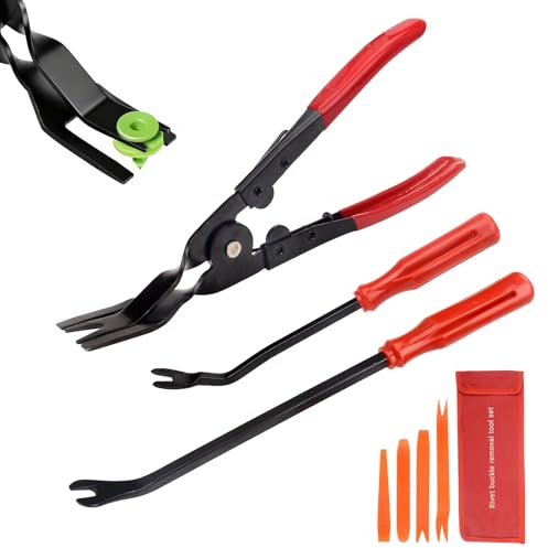 7 Artículos Herramientas Desmontar Coche,Kit de Herramientas para Coche Decoración Paneles,Herramientas Palanca Automóviles, Desmontadores de Plastico,con Bolsa Almacenamiento