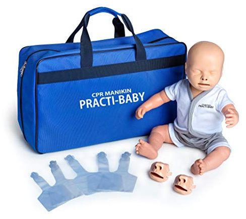 MedX5 BABY HLW Übungspuppe für Wiederbelebung, Trainingspuppe für Erste Hilfe Training, Reanimationspuppe, Wiederbelebungspuppe für Kleinkinder