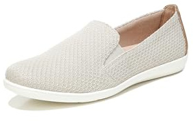 LifeStride Womens Next Level Sneaker Cream Fabric 11 W