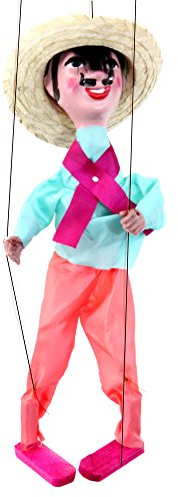Mexican String Puppet Marionette Titere Laborer