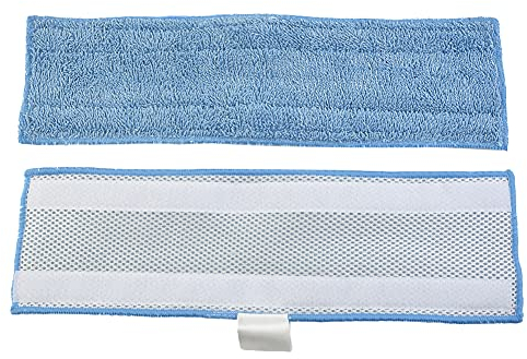 FACULX 2 panni di ricambio in microfibra lavabili e riutilizzabili per motore a vapore Moppy per la pulizia e lo sfregamento dei pavimenti in microfibra riutilizzabili