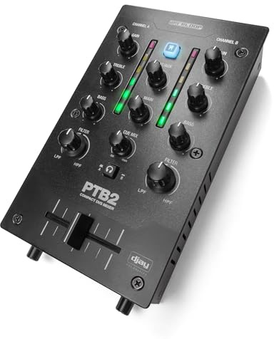 Reloop PTB-2 - Mixer DJ compatto e mobile 2+1 canali