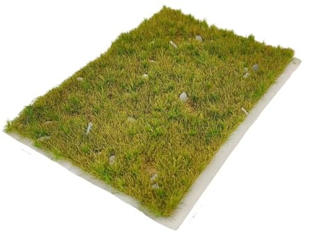 JWQFBC Touffes D'herbe Statiques, Arbustes Miniatures, Gazon Artificiel pour L'aménagement Paysager Des Voies Ferrées, C