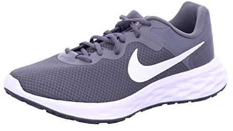 Nike Revolution 6 Straßenlaufschuh für Herren, Iron Grey/White-Smoke Grey-Black, DC3728-004, 44.5 EU (10.5 US)