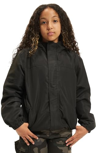 Brandit Kids Summer Frontzip Windbreak, Farbe: black, Größe: M 134