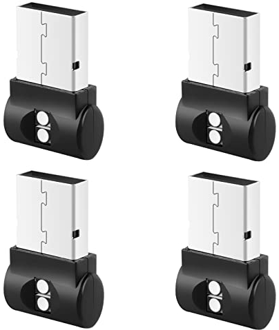 Indrnif 4 PCS Luz Ambiental USB Luz LED USB Coche Luces de Ambiente LED para Automóvil Portátiles Luces Interior Coche 5V Mini Kit de Iluminación para Coche